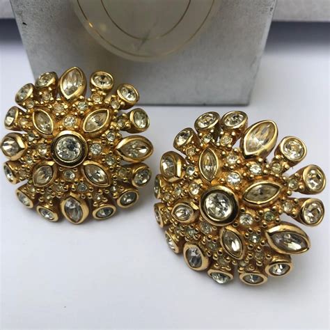 vintage christian dior earrings